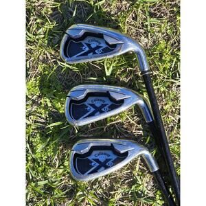Callaway X-20 Iron Set 7 , 8 , 9 Factory 75g Mid/low Torque (light) Low Kick